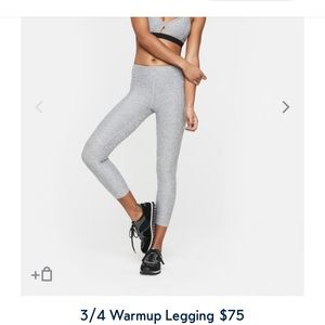 Outdoor Voices 3/4 warmup legging in Ash